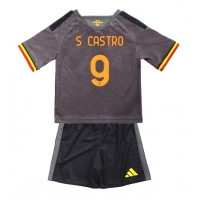 Camiseta AS Roma Santiago Castro #9 Tercera Equipación Replica 2026-27 para niños mangas cortas (+ Pantalones cortos)